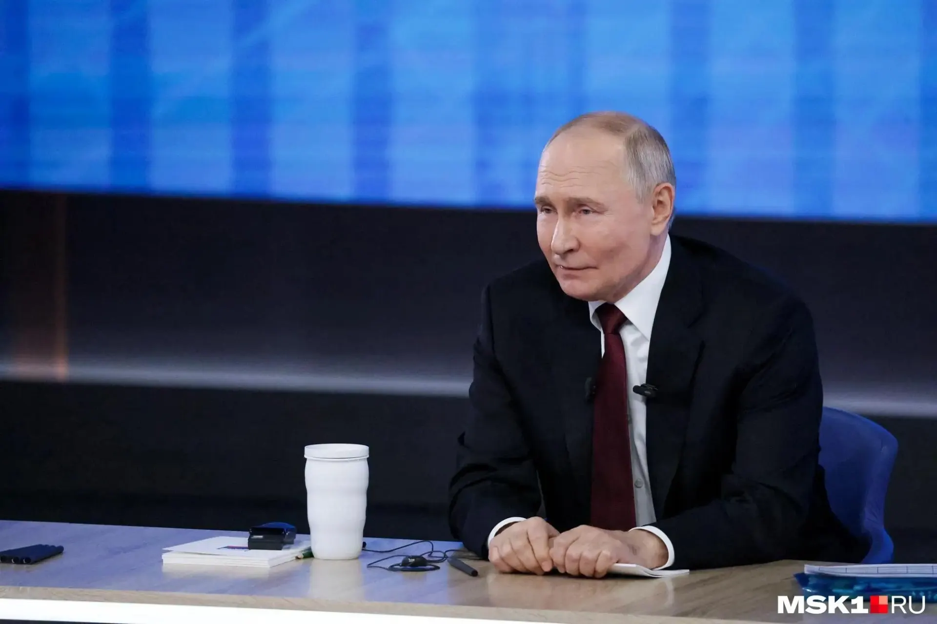 Заявление президента прозвучало на встрече с журналистами в Казахстане.