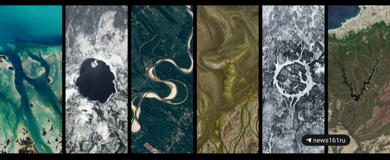 NASA запустило проект «Ваше имя в Landsat», в котором алгоритм ищет природные формы, напоминающие буквы, среди миллионов снимков программы Landsat. Пример со словом «Ростов» показывает, что буквы можно найти по всему миру — от дельты Лены в Якутии до озёр и рек в других странах.