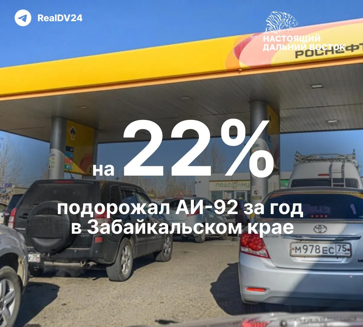 В нескольких регионах Дальнего Востока литр АИ‑92 в апреле стоил около 76–80 руб. За год в отдельных субъектах рост превысил 20%, а повышение продолжается и сейчас.