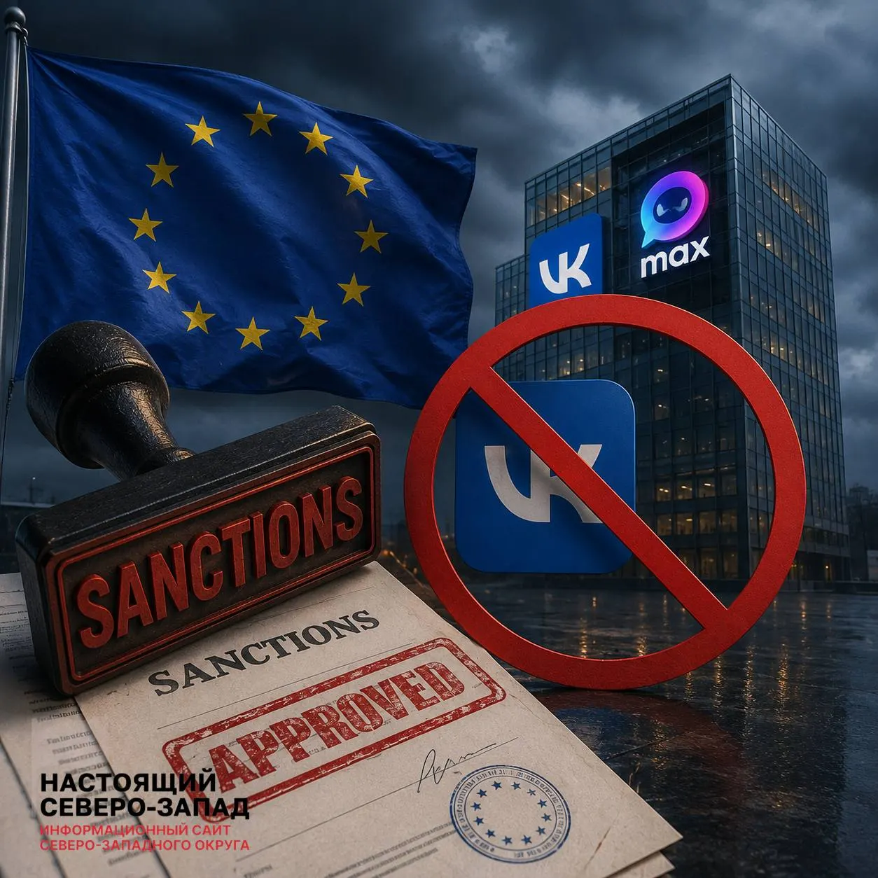 Евросоюз внёс в санкционный список компанию VK, её подразделение, разработавшее мессенджер Max, и гендиректора — ЕС обвиняет сервис в функциях слежки и передаче данных пользователями российским властям.