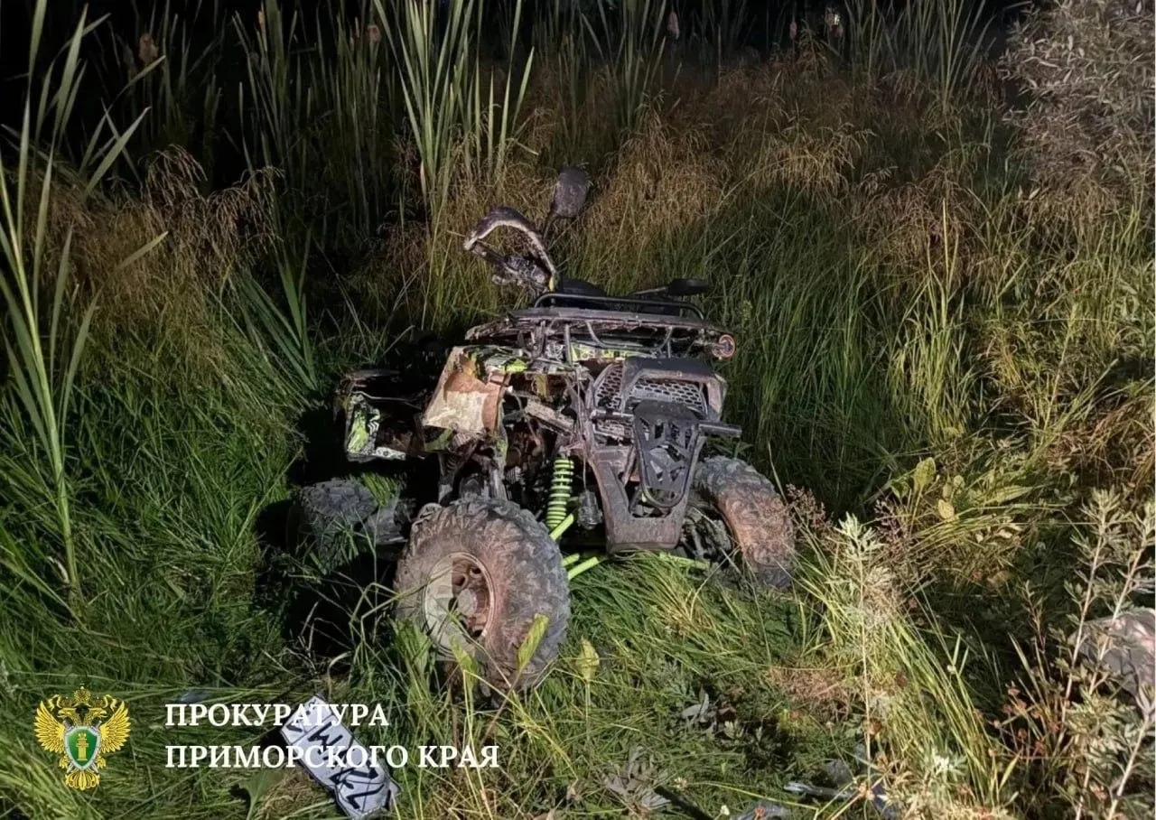 В селе Хвалынка Спасского района Приморского края 4 июля в ДТП с участием квадроцикла и автомобиля погиб 7-летний ребёнок, ещё один ребёнок госпитализирован. Проверку взяла под контроль прокуратура края.