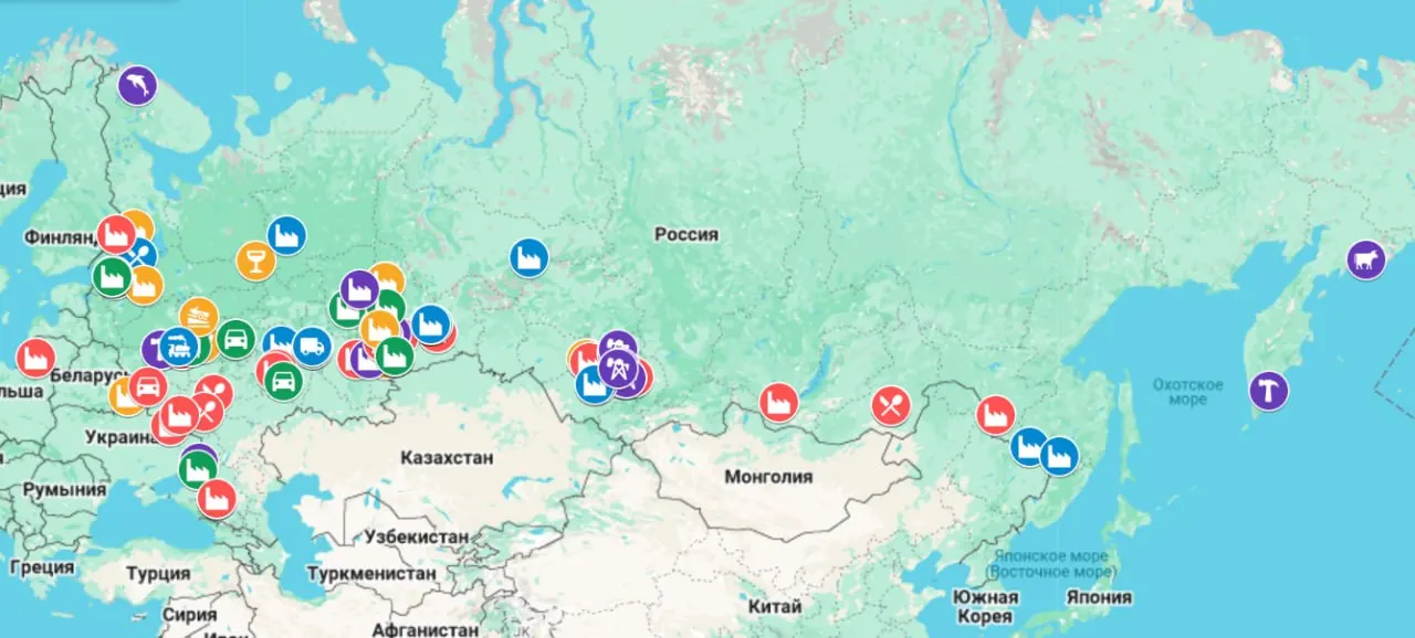 Проект «Антиджоб» собрал интерактивную карту случаев остановок предприятий, массовых увольнений, задержек зарплат и переводов на сокращённую неделю — проблемы фиксируют от Калининграда до Камчатки.